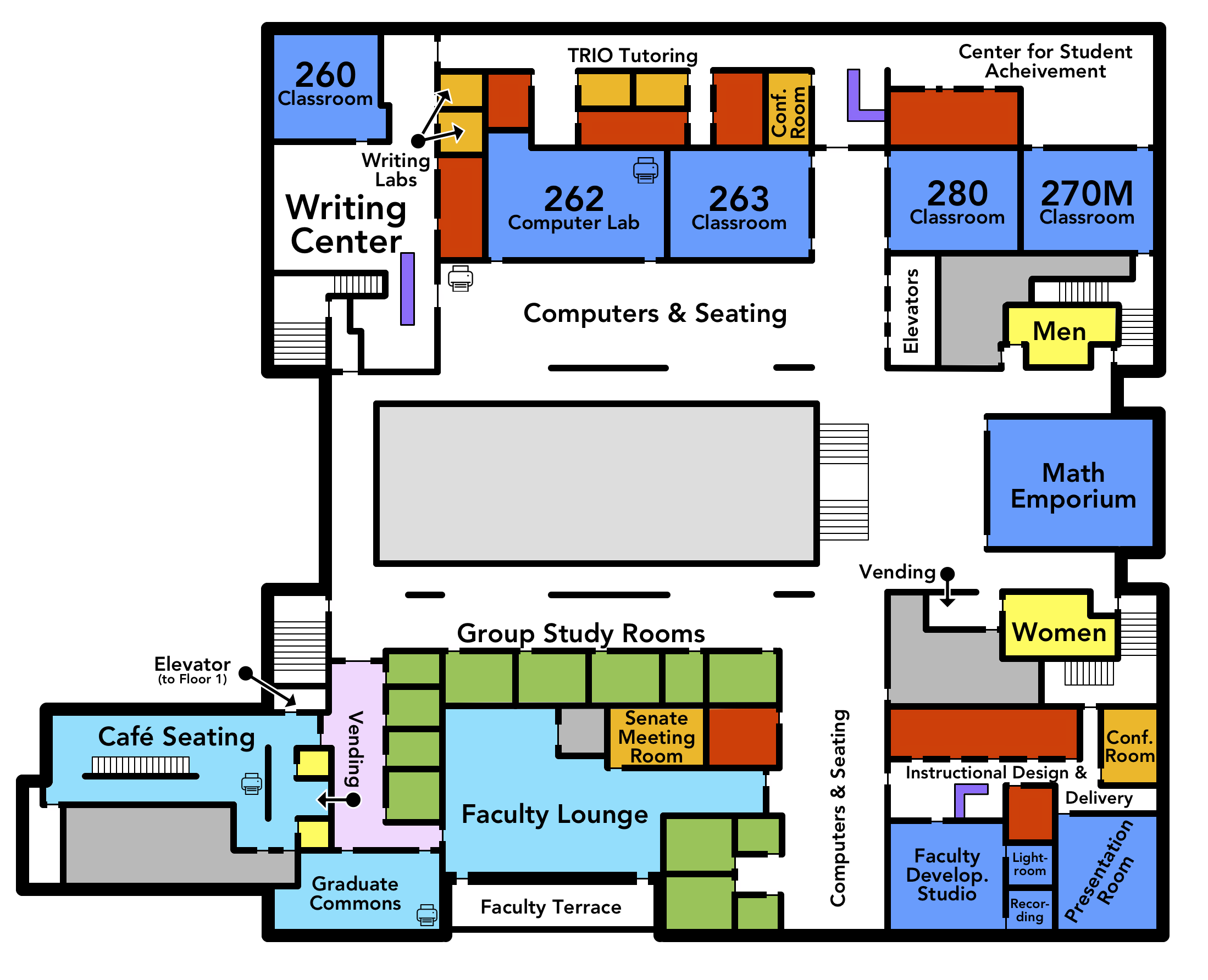 Salisbury Campus Map