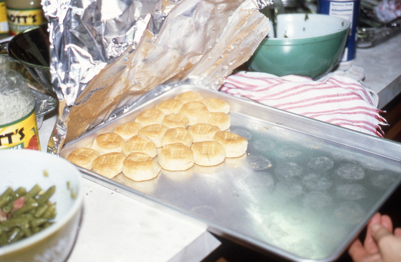 Tray of Beaten Biscuits