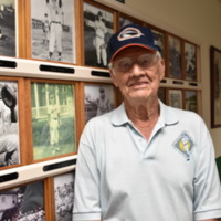 Teddy Evans at the Eastern Shore Baseball Hall of Fame