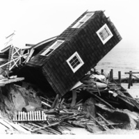 Storm damage in Rehoboth Beach, Delaware