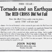 Red Cross Roll Call announcement