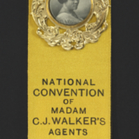 National Convention of Madam C. J. Walker&#039;s Agents Badge